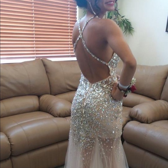 Sequins Rhinestone Prom Dress - Picture 6 of 6
